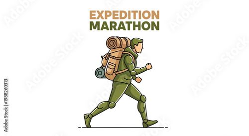 Marathon Expedition: Courageous Traveler Embarks On An Adventurous Journey With Vast Backpack