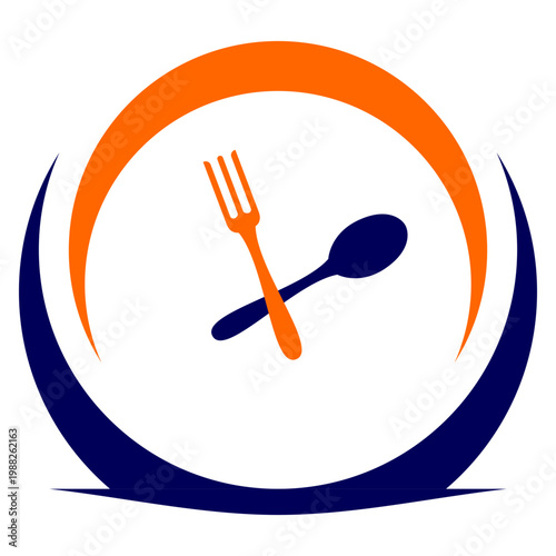 Wallpaper Mural Lunch time logo template Torontodigital.ca