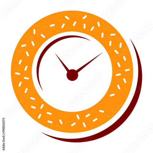 Lunch time logo template