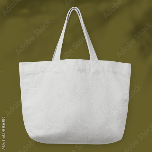 Valokuva Tote bag mockup png transparent, environmental friendly product