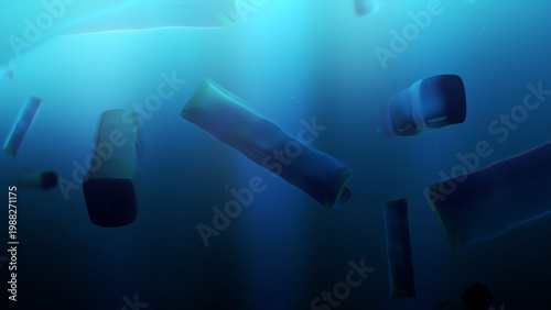 Quadro su tela A Stream of Legionella or Legionnaires Disease over Cinematic Background