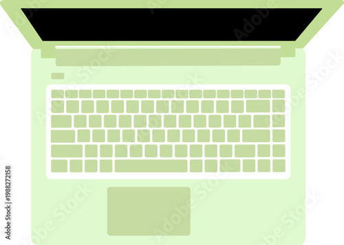 Laptop icons in different angles and styles with screens and keyboards, isolated on white background, ideal for technology, office, remote work and digital device design projects.