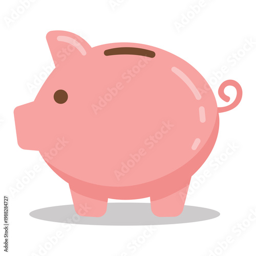 Saving Dreams: A charming pink piggy bank, a symbol of fiscal responsibility and dreams, poised to safeguard your financial aspirations and cultivate a brighter future.
