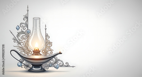 Illuminating Traditions A Symbolic Oil Lamp for Bengali New Year (Poila Baisakh) Celebrations of Hope