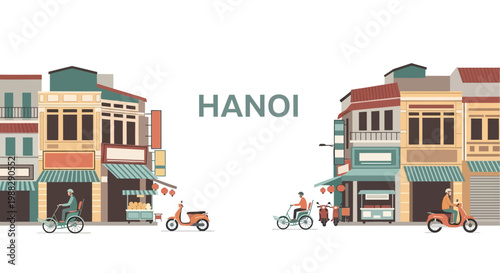 Hanoi Street Scene