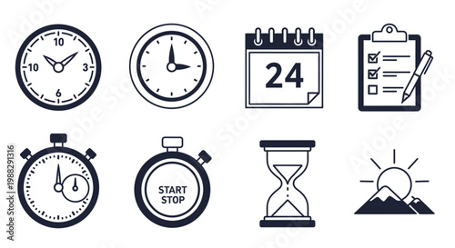 Clocks and Time Keeping Devices.