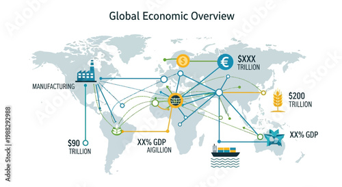 Global Economic Overview: Manufacturing, Trade, GDP, and Finance Connections