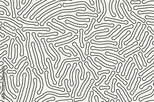 Vector seamless pattern. Modern stylish texture. Smooth natural elements. Repeating abstract tileable background. Scattered organic shapes. Versatile simplistic surface design.