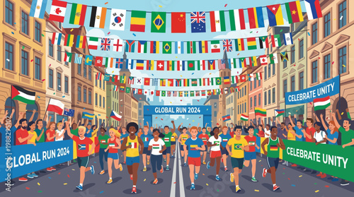 International Run Celebrates Unity And Fosters Sense Of Community During Global Event