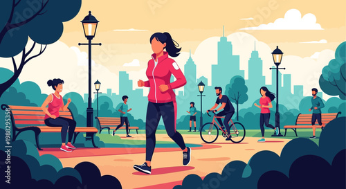 Park Life: People Enjoying Health Activities in a Public Green Space Setting