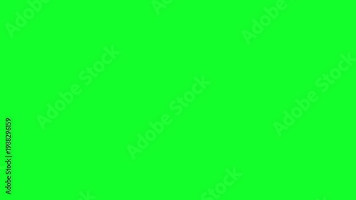 Please turn over - page turn and green screen reveal transition
