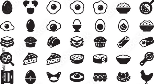 Black and white of various household and tools kitchenware