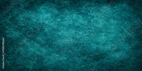 An abstract blue grunge background featuring a vintage textured paint design with light and dark aged paper patterns for a retro wallpaper backdrop