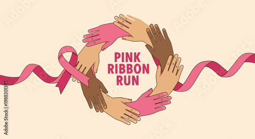 Pink Ribbon Run: A Symbol of Unity, Support, and Hope for Breast Cancer Awareness