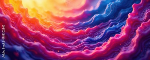Vibrant hues swirl in dynamic, textured layers , vibrant, texture background