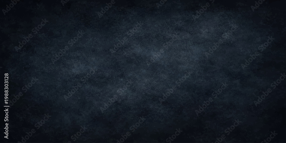 Fototapeta premium A dark blue grunge background features a textured vintage wall pattern with an aged black paper surface and rough dirty backdrop design