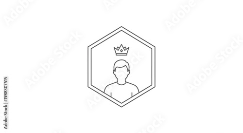 Φωτογραφία King Ruler Royalty Crown Icon.