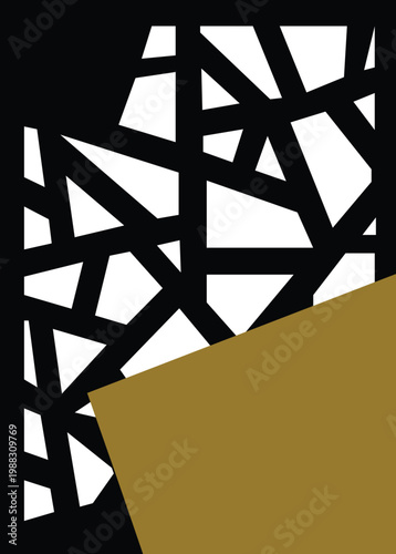 Geometric Laser Cut Panel  trophy  | CNC Wall Art Screen (Digital Download)