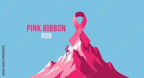 Pink Ribbon Run: Reaching Summit of Solidarity, Symbolizing Hope and Awareness, and Triumph