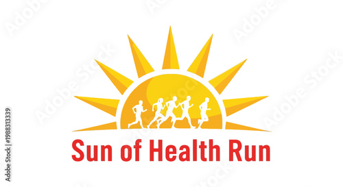 Radiant Sunrise Marathon Runners Promoting Wellness And Active Lifestyles