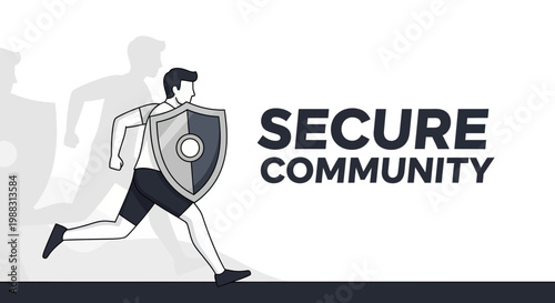 Protecting Community: A Symbolic Illustration of Digital Security and Cyber Defense