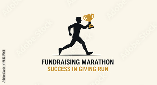 Runner Celebrates Victory in Charity Marathon Raising Funds for Community Causes