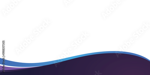 Abstract blue wave background design featuring dynamic light curves and motion lines for a professional business web banner template vector illustration