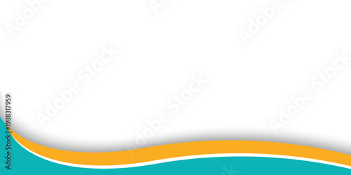 Abstract colorful wave background with smooth flowing curved lines and modern vector design for business template and wallpaper usage