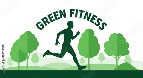 Runner in Nature: Embracing Green Health And Outdoor Physical Activity