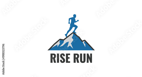 Runner Reaching Summit Symbolizing Triumph And Achieving Personal Excellence