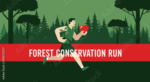 Running For Our Forests A Symbol Of Life And Nature