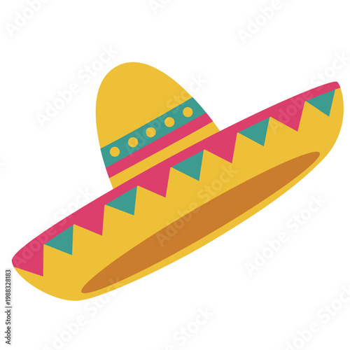 Sombrero Cinco De Mayo Illustration
