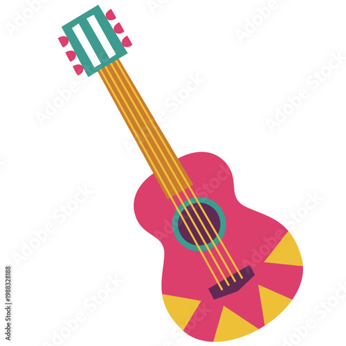 Guitar Cinco De Mayo Illustration