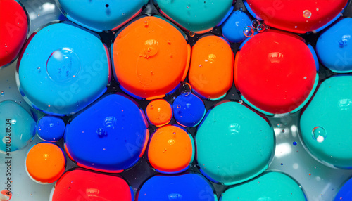 background of colorful bubbles