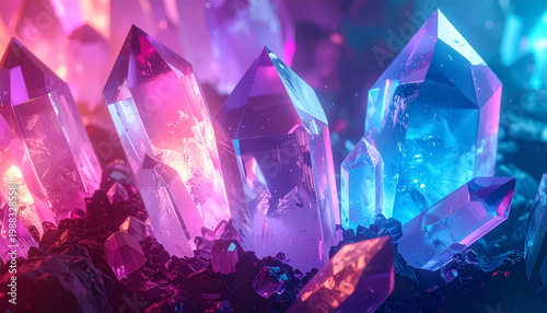 abstract background with colorful diamonds