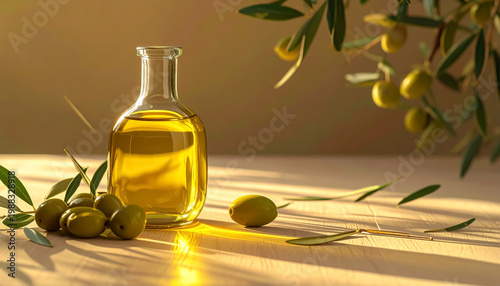 olive oil and olives