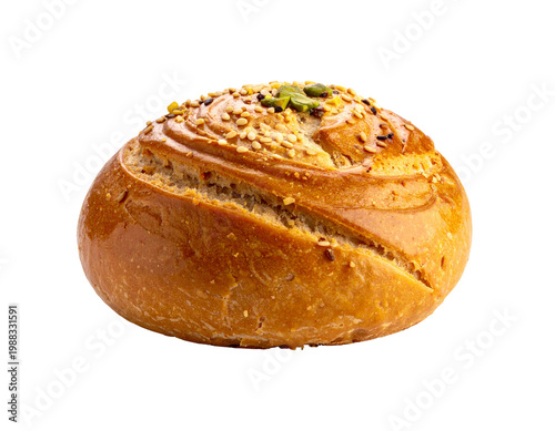 Chukandar firefly on a plate: a rustic spun circle with golden crust and sesame toppings