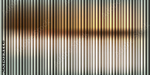 Vibrant fractal gradient with smooth distortion texture, green gold abstract gradient glass with vertical ribbed glass effect, iridescent glass ripple background