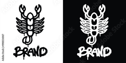 Scorpion Urban graffiti style logo