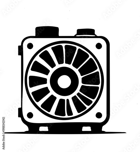 air conditioner vector illustration