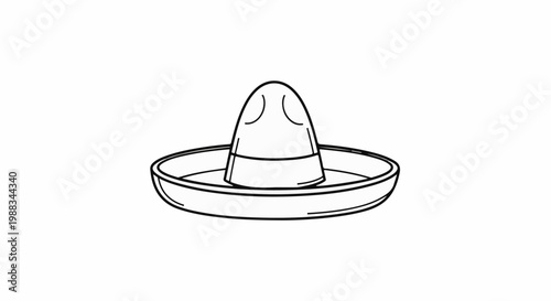 A simple line drawing of a citrus juicer