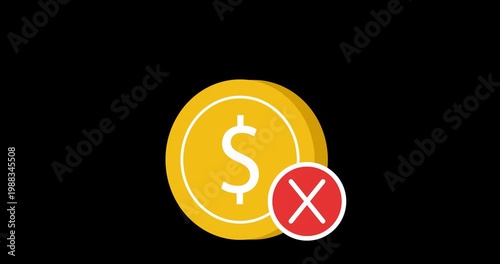 Payment Failed Error Online Transaction Declined Concept