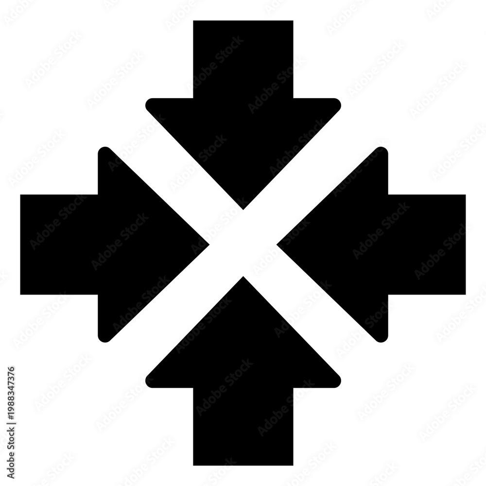 Obraz premium Png arrow sticker, black simple, transparent background