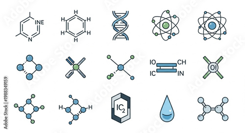 Collection of scientific molecular structures and diagrams.