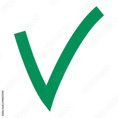 green check mark with data style, agree sign	