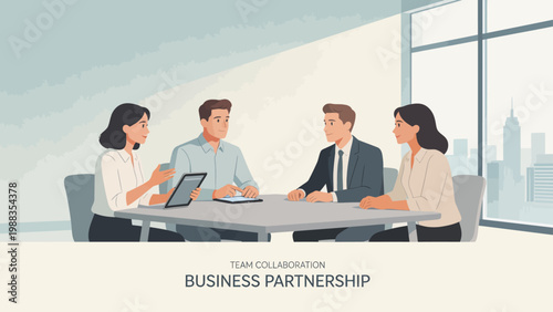 Business team meeting collaboration