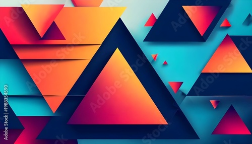 abstract triangle background