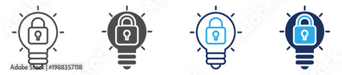 intellectual property multi purpose icon set