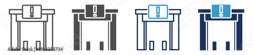 inspection station multi purpose icon set