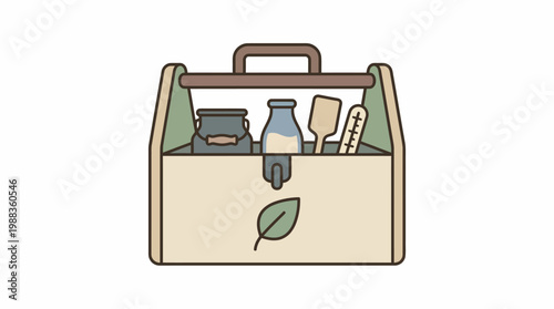Sustainable Living Toolkit Illustration